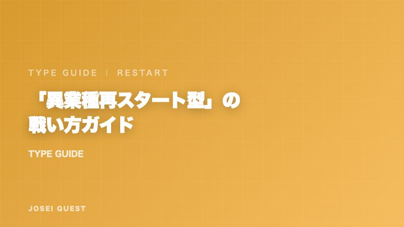 異業種再スタート型の戦い方ガイド 表紙